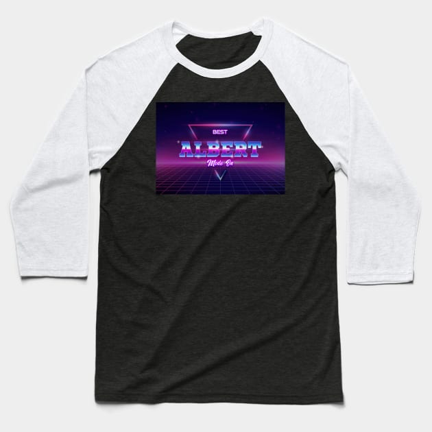 Best Albert Name Baseball T-Shirt by Usea Studio